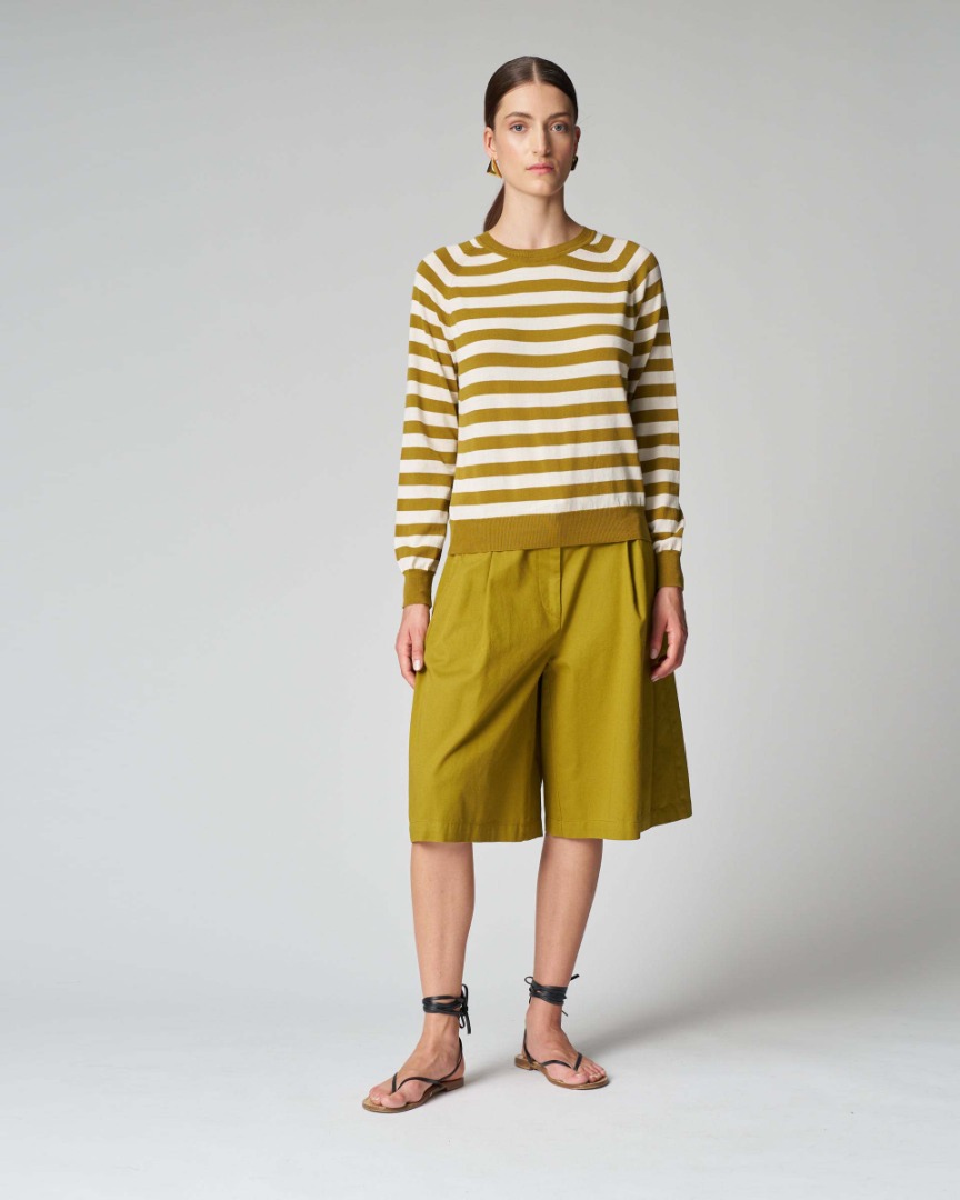 Maglia girocollo rigata - Jucca