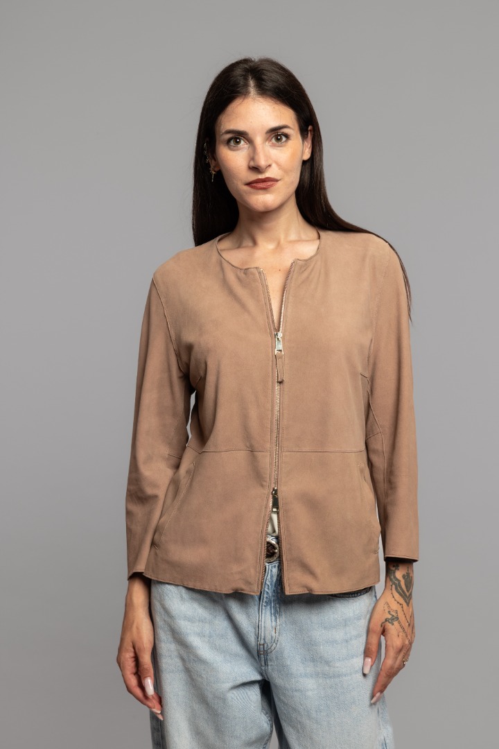Giacca silky suede - The Jackie Leathers