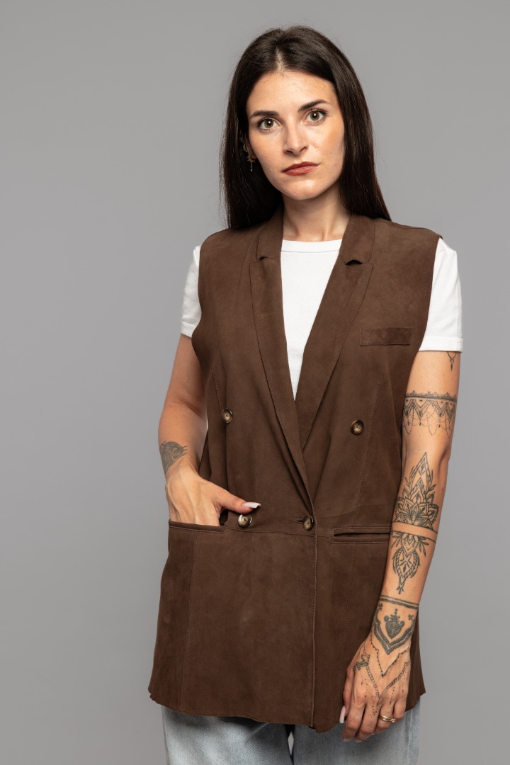 Giacca velvet suede - The Jackie Leathers