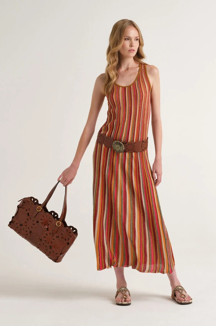 Abito flexage stripes - Maliparmi