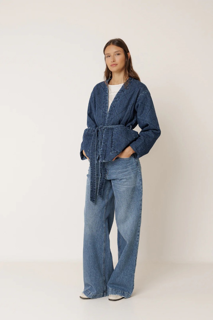 Giacca kimono trapuntata - Indi & Cold