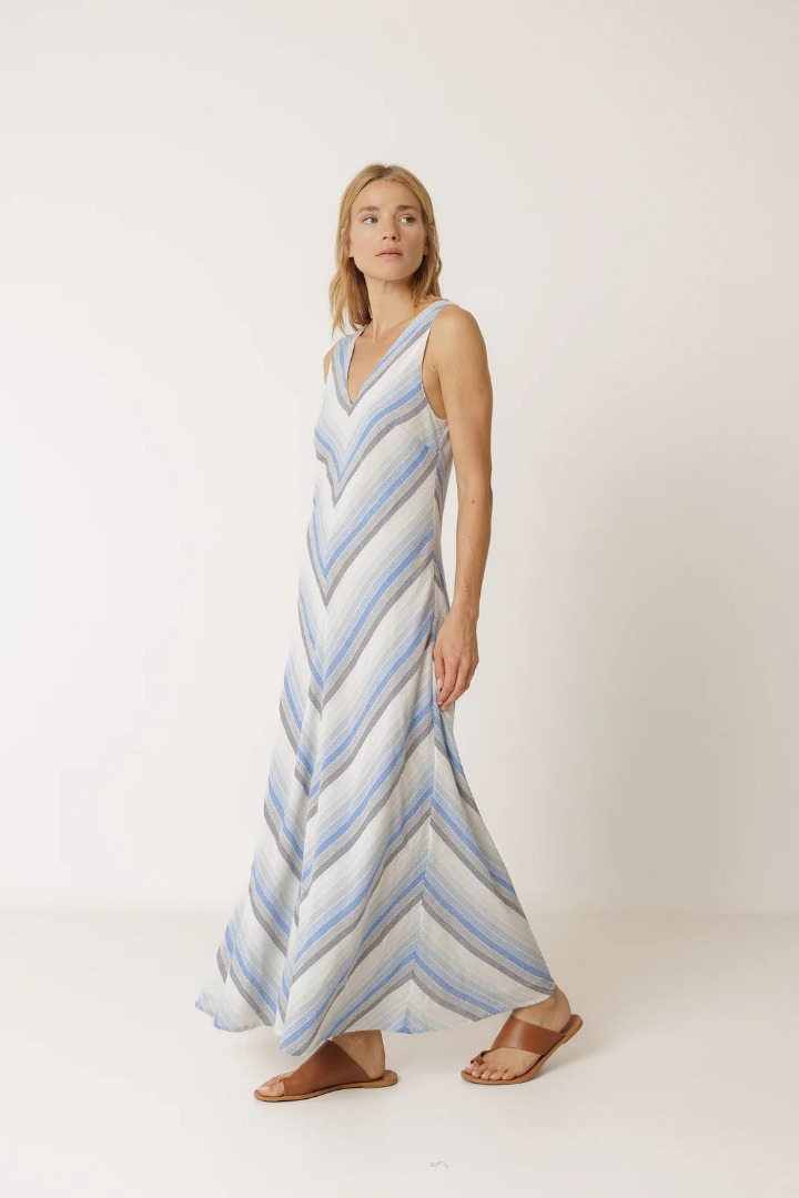 Abito lungo a righe - Indi & Cold