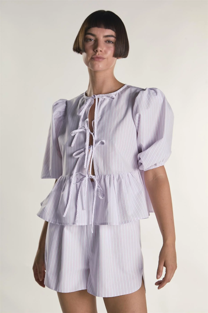 Camicia con fiocco - Glamorous