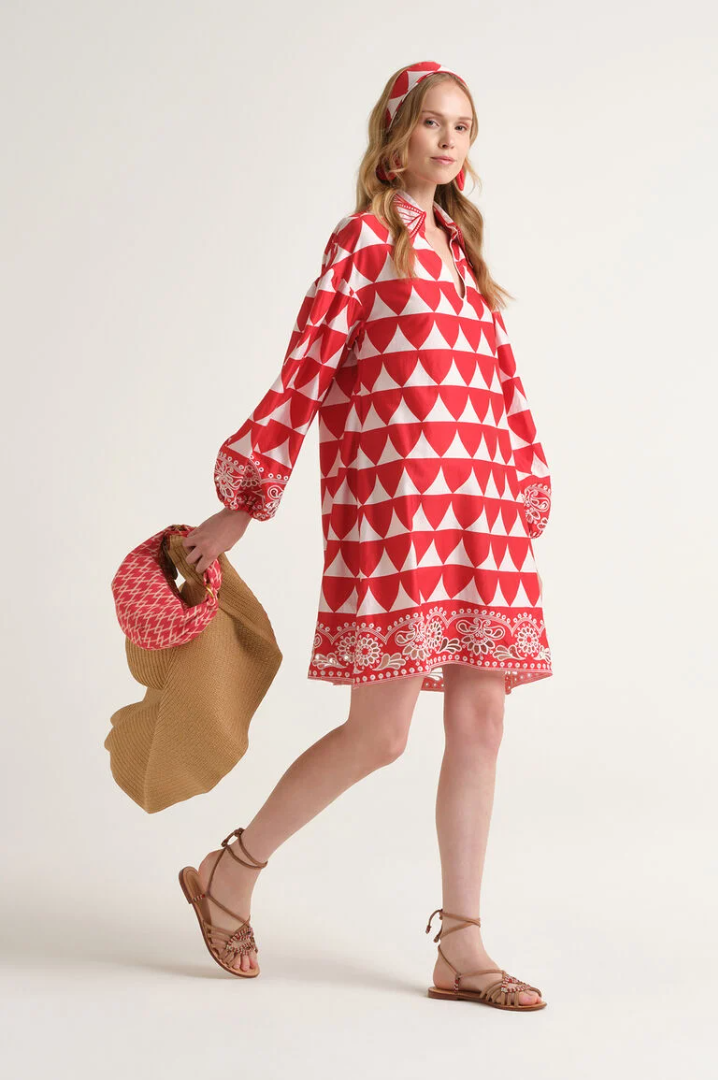 Abito optical broderie - Maliparmi