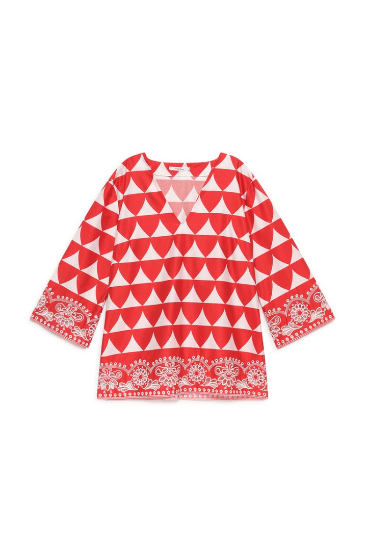 Camicia optical broderie - Maliparmi