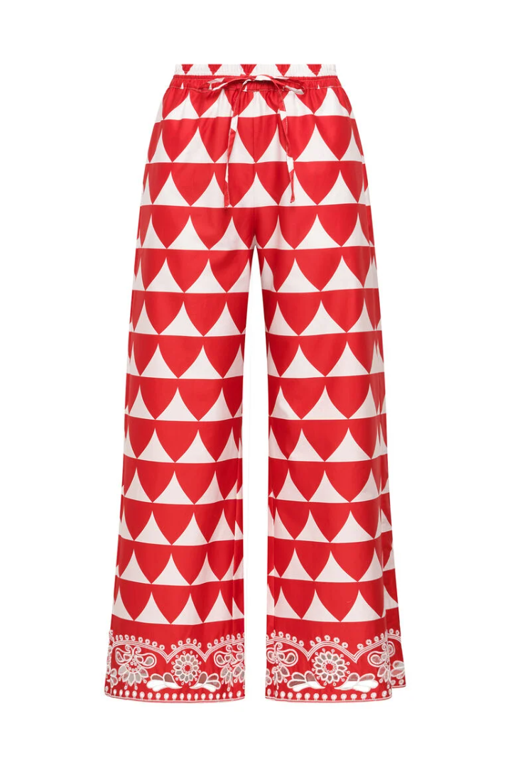 Pantalone optical broderie - Maliparmi