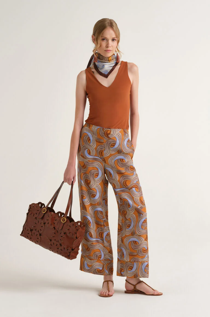 Pantaloni collection print - Maliparmi